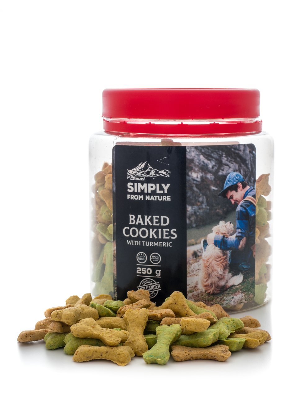 Kekse mit Kurkuma für Hunde. Lecker und gesund zugleich