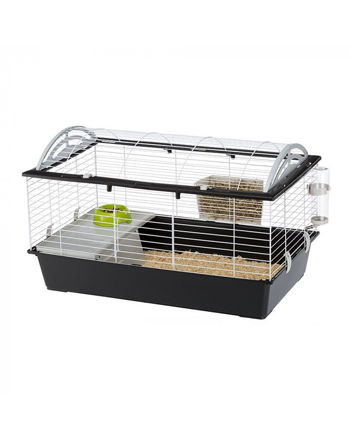 Käfig empfohlen für Skinny Meerschweinchen - es hat eine angepasste Größe und Höhe.