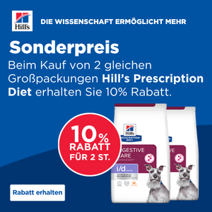 HILL'S AKTION: -10% beim Kauf von 2 gleichen Großbeuteln