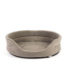 FERA Hundebett oval grau XXS 41x34x14 cm