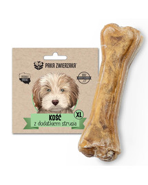 PAKA ZWIERZAKA Knochen mit Straußenknochen XL 17 cm