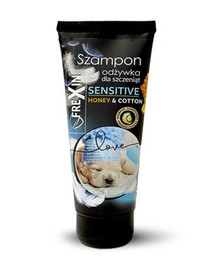 FREXIN Sensitive Welpen-Shampoo und -Spülung Honig & Baumwolle 220 g