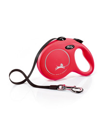 FLEXI New Classic L Gurtleine 5 m rot