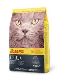 JOSERA Catelux mit Geflügel  Anti-Haarballen für anspruchsvolle Katzen 400 g