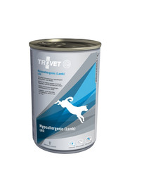 TROVET Hypoallergenic Lamb LRD Nassfutter für Hunde mit Lammfleisch 400 g