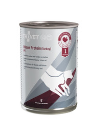 TROVET Unique Protein Turkey UPT Nassfutter für Hunde und Katzen mit Pute 400 g