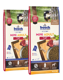 BOSCH Mini Adult Lamm & Reis 30 kg (2 x 15 kg)