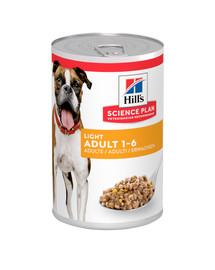 HILL'S Science Plan Canine Adult Light Chicken für übergewichtige adulte Hunde 370g