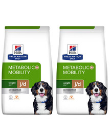 HILL'S Prescription Diet Canine Metabolic + Mobility 24 kg (2 x 12 kg)