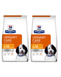 HILL'S Prescription Diet Canine c/d Multicare Chicken 24 kg (2 x 12 kg)