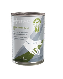 TROVET Unique Protein Horse UPH Nassfutter für Hunde und Katzen mit Pferdefleisch 12x400 g