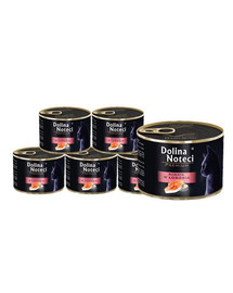 DOLINA NOTECI Premium Lachsreich für ausgewachsene Katzen 12x185 g