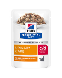 HILL'S Prescription Diet Feline c/d Urinary Stress Chicken 12x85 g