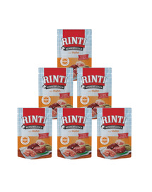 RINTI Kennerfleisch Chicken Huhn Frischebeutel 400 g 5+1 GRATIS