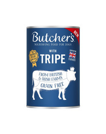 BUTCHER'S Nassfutter Rinderpansen Pastete für Hunde 400g