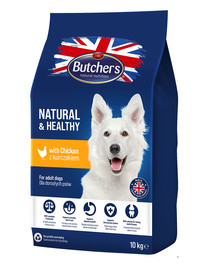 BUTCHER'S Natural&Healthy Trockenfutter mit Huhn für adulte Hunde 10kg
