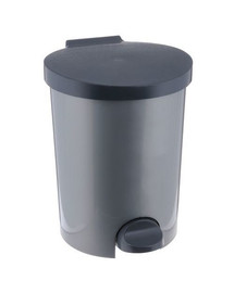 CURVER Mülleimer mit Fußpedal 15 l silber