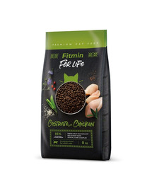 FITMIN Cat For Life Castrate Chicken 8 kg für eine kastrierte Katze mit Huhn