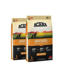 ACANA Puppy large breed 22,8 kg (2 x 11,4 kg)