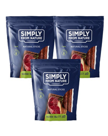 SIMPLY FROM NATURE Nature Sticks with wild boar natürliche Zigarren mit Wildschweinfleisch 3 x 7 Stück