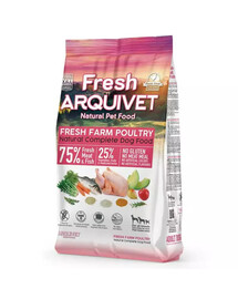 ARQUIVET Fresh Halbfeuchtes Hundefutter Huhn und Meeresfisch 10 kg