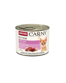 ANIMONDA Carny Kitten Nassfutter Baby Paté mit Rind und Huhn 6x200 g