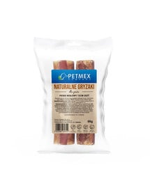 PETMEX Rindfleisch Penis-Kausnack schneiden 12cm 2pcs natürlichen Hund kauen