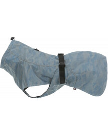 TRIXIE Lunas Regenmantel XS 25 cm silber/blau