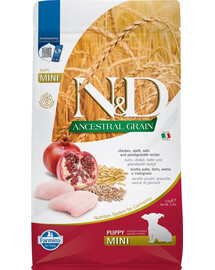 FARMINA N&D Low Grain Chicken & Pomegranate Mini Puppy 2.5 kg