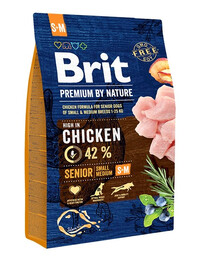 BRIT Premium By Nature Senior Small Medium S+M 3 kg