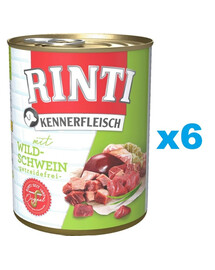 RINTI Kennerfleisch Wildschwein 6x800g