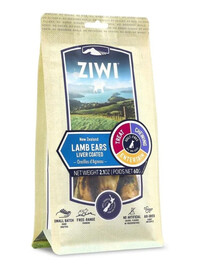 ZIWIPEAK Dog Treats Lammohren Hundeleckerlis 60 g