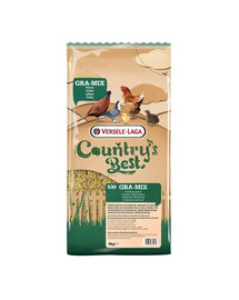 VERSELE-LAGA Country's Best Gra-Mix Ardennes 4kg Mischung für Ziergeflügel mit geschrotetem Mais, Sonnenblumenkernen und Erbsen