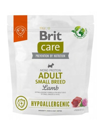 BRIT CARE Hypoallergenic Adult Small Breed Lamb 1kg für erwachsene Hunde kleiner Rassen mit Lammfleisch