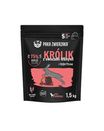PAKA ZWIERZAKA Seventh Heaven Trockenfutter mit Kaninchen und Waldfrüchten S 1,5kg