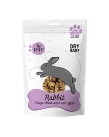 PAKA ZWIERZAKA PEPE Freeze-dried liofilizowane mięso królicza wątróbka XL 180g