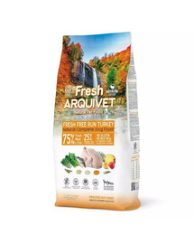 ARQUIVET Fresh halbfeuchtes Hundefutter Pute und Meeresfisch 10 kg