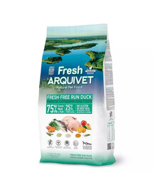 ARQUIVET Fresh Halbfeuchtes Hundefutter Ente mit Meeresfisch 10 kg