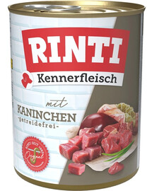 RINTI Kennerfleisch Rabbit Kaninchen 800 g