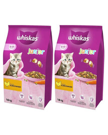 WHISKAS Junior Chicken ( Huhn )14kg x 2
