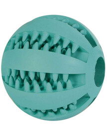 TRIXIE Mintfresh Rugbyball, Naturgummi 6 cm