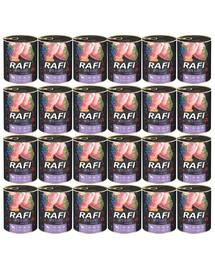 RAFI Kaninchen, Heidelbeeren und Preiselbeeren Hundefutter 24 x 400g