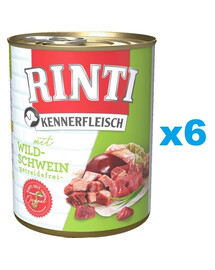 RINTI Kennerfleisch Wildschwein 6x400g