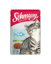 SCHMUSY RAGOUT mit Thunfisch in Gelee 100 g