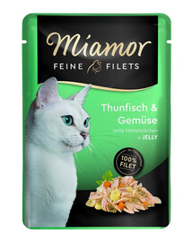 MIAMOR Feine  Filets Thunfisch mit Gemüse Beutel 12x100 g