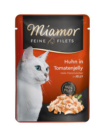 MIAMOR Feline Filets Huhn mit Tomate in Gelee 12x100 g