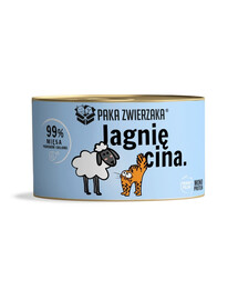 PAKA ZWIERZAKA Nassfutter mit Lamm Monoprotein für Katzen getreidefrei 200 g