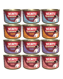 RINTI Gold Mini Mix Geschmacks kleine Rasse 12x185 g
