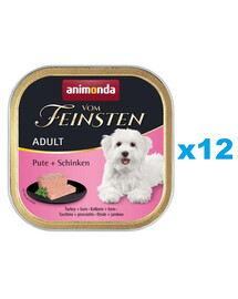 ANIMONDA Vom Feinsten Adult Turkey&Ham 12x150 g