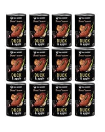 PAKA ZWIERZAKA Seventh Heaven Nassfutter mit  Ente und Apfel getreidefrei für alle Hunde 12x400 g